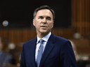 Finance Minister Bill Morneau delivers the government's fiscal snapshot in the House of Commons on July 8, 2020.