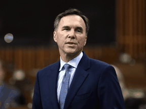 Finance Minister Bill Morneau delivers the government's fiscal snapshot in the House of Commons on July 8, 2020.