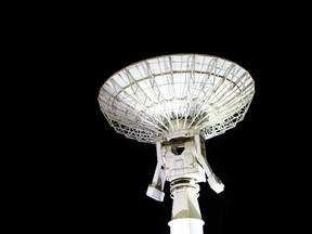 An antenna is seen at the Mohammed bin Rashid Space Centre ahead of the launch of the Hope Probe from Tanegashima Island in Japan, in Dubai, United Arab Emirates July 19, 2020.