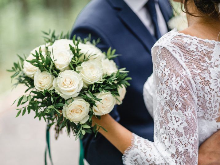 Jason and Jerica Cole (nee Stone) got hitched at the medical cannabis shop, Columbia Care Dispensary, in Cape Coral on Friday. Getty Images