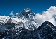 Mount Everest's peak