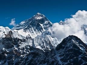 Mount Everest's peak