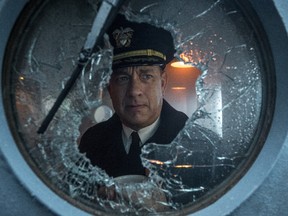 Tom Hanks stars as Ernest Krause in the naval thriller Greyhound.