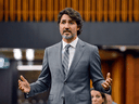 Prime Minister Justin Trudeau speaks during question period in the House of Commons on Tuesday, July 21, 2020.