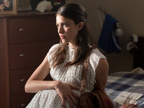 Margaret Qualley plays the pregnant Melissa in Strange But True. You'll never guess who the father is.