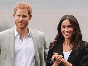 Prince Harry and Meghan during a trip to Dublin in July 2018.