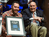 Herbie Quinones with Dr. Robert Filler at an event to celebrate the 40th anniversary of the Herbie Fund in Toronto, May 24, 2019.