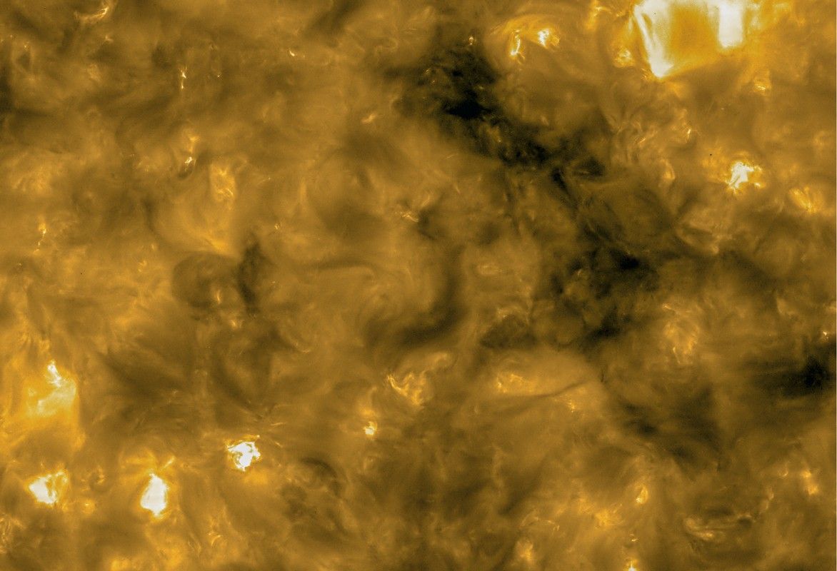 One of the new pictures of our Sun