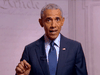 Former U.S. President Barack Obama speaks by video feed during the virtual 2020 Democratic National Convention on August 19, 2020.