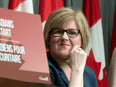 Employment Minister Carla Qualtrough during a news conference Thursday August 20, 2020 in Ottawa.
