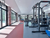 A workout area.