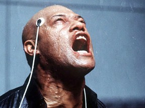 Laurence Fishburne as Morpheus in The Matrix in 1999.