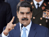 Disputed Venezuelan President Nicolas Maduro speaks during a news conference at Miraflores Palace in Caracas, March 12, 2020.