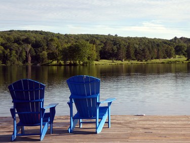 A dock with a view...