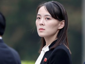 Kim Yo Jong, sister of North Korea's leader Kim Jong Un attends a wreath laying ceremony at Ho Chi Minh Mausoleum in Hanoi, Vietnam, March 2, 2019.
