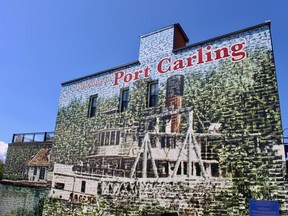 The Wall in Port Carling features a mosaic mural of more than 9,000 images that depict the RMS Sagamo passing through the historic Port Carling locks.