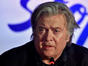 Former Trump adviser Steve Bannon is charged with fraud by federal prosecutors.