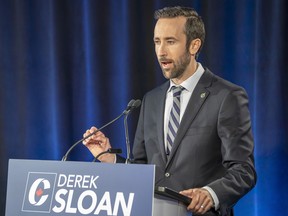 Conservative Party of Canada leadership candidate Derek Sloan.