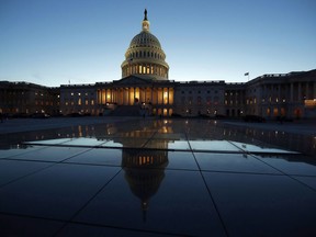 The confluence of a pandemic, a raucous civil-rights movement, an economy on the brink and a stubborn, deeply divided electorate: experts call it a "perfect storm" of conditions in which to sow the seeds of disinformation and partisan strife in the United States. The East Front of the U.S. Capitol is seen at sunset in Washington, March 5, 2018.