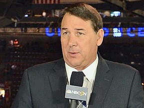 NBC Sports removed broadcast analyst Mike Milbury from Friday's broadcast after his on-air remark during a game Thursday night.
