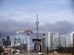 The CN Tower can be seen in the Toronto skyline in Toronto, Ontario on April 25, 2017. The economic uncertainty wrought by the COVID-19 pandemic has turned Toronto's rental market upside down, industry insiders said. Power once wielded exclusively by landlords has been passed to their would-be tenants, giving renters the chance to negotiate lower prices - and bigger perks.