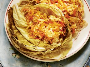 Sauerkraut with whole cabbage leaves from Summer Kitchens