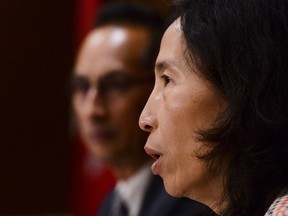 Chief Public Health Officer Dr. Theresa Tam and Dr. Howard Njoo, Deputy Chief Public Health Officer, hold a press conference in Ottawa on Tuesday, Aug. 4, 2020.