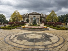 The mansion at 5 Decourcy Court, near Major Mackenzie Blvd. and Warden Ave., in Markham, Ont., on Wednesday September 30, 2020.