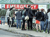 Hours-long lines formed for COVID-19 testing at facilities across Ontario, this one outside of Michael Garron Hospital in Toronto on Tuesday.