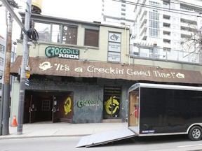 The famous Crocodile Rock bar on Adelaide St. W. at Duncan that's has been an institution for almost three decades has shuttered its doors because of COVID.