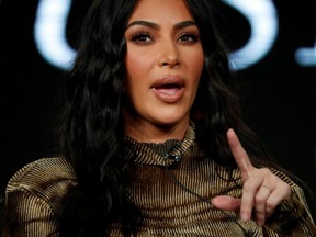Television personality Kim Kardashian attends a panel for the documentary "Kim Kardashian West: The Justice Project" during the Winter TCA  Press Tour in Pasadena, California, U.S., January 18, 2020.