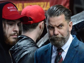 The Proud Boys were founded in 2016 by Gavin McInnes (shown in New York City in 2017), a British-Canadian who helped start Vice Media.