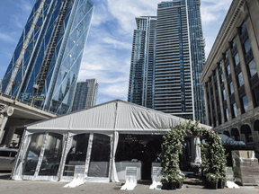 It only took a week for Harbour 60 steakhouse in Toronto to convert its parking lot into a luxurious patio that seats up to 300 people on a Saturday night — a record time in the middle of a pandemic.