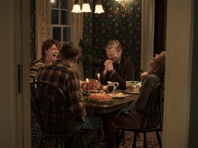 From left, Jessie Buckley, David Thewlis, Jesse Plemons and Toni Collette in I'm Thinking of Ending Things.