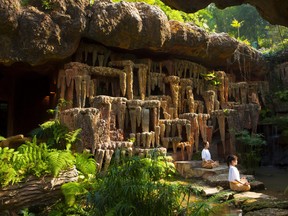 The meditation cave at Panviman Resort Spa is nestled amongst the tropical forest in Maerim, northwest of Chiang Mai.