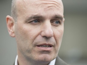 Nathan Cullen, liaison between the province of British Columbia and the Wet'suwet'en hereditary chiefs, speaks to media in Smithers, B.C., Friday, February 28, 2020. A former high-profile federal British Columbia politician is the latest in a string of New Democrats looking to make the switch to provincial politics for the next election.