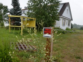 At the address for a Sikh temple in Fort Erie sits a  long-abandoned motel surrounded by scrub land overgrown with weeds, and fronted by a no-trespassing sign.