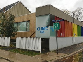 Clinic 554 in Fredericton, N.B., is shown on Thursday, Oct. 17, 2019. A doctor who runs a private abortion clinic in Fredericton says he can't afford to continue subsidizing the service and is leaving the practice for another job after the end of this month.THE CANADIAN PRESS/Kevin Bissett