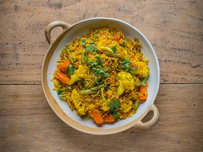 Vegetable pulao from Zaika