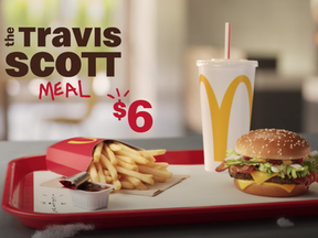 The Travis Scott burger is hugely popular in the United States.