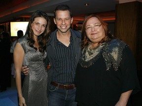 Actress Marin Hinkle, actor Jon Cryer, and actress Conchata Ferrell attend the CBS celebration of Monday night season premieres at Area on September 19, 2007 in Los Angeles, California.