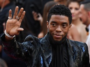 In this file photo taken on February 24, 2019 actor Chadwick Boseman arrives for the 91st Annual Academy Awards at the Dolby Theatre in Hollywood.