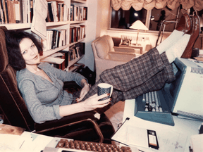 Barbara Amiel at home in 1984.