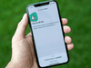 The COVID Alert app seen on an iPhone.