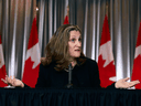 Finance Minister Chrystia Freeland.