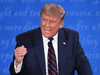 U.S. President Donald Trump speaks during the first 2020 presidential debate on September 29, 2020.