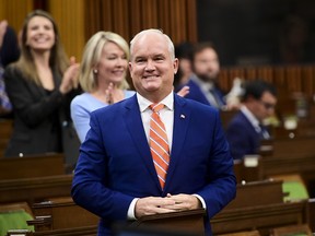 Conservative Leader Erin O'Toole takes part in question period in the House of Commons on Sept. 30, 2020.