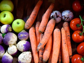 Farmers' market produce