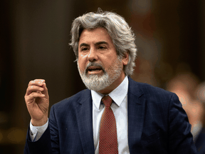 Government Leader in the House of Commons Pablo Rodriguez speaks during question period in the House of Commons, Monday, Oct. 19, 2020.