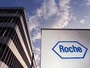 The headquarters of Swiss pharmaceutical company Roche in Basel, Switzerland.